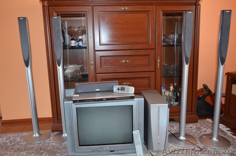 Телевизор JVC  21" Б/У (420 грн.) + домашний театр JVC Б/У (880 грн.). Все в исп - <ro>Изображение</ro><ru>Изображение</ru> #1, <ru>Объявление</ru> #959013