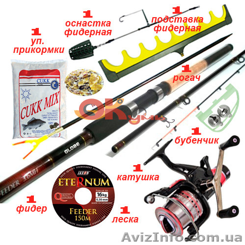 Комплект «Фидер» от магазина «Окунь» - <ro>Изображение</ro><ru>Изображение</ru> #1, <ru>Объявление</ru> #1350998