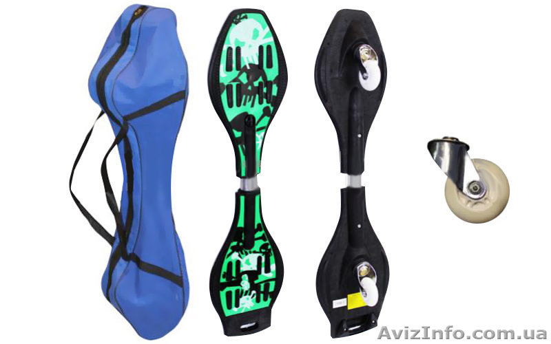 Двухколесный скейт Ripstik YLS-002 (Рипстик) зеленый - <ro>Изображение</ro><ru>Изображение</ru> #1, <ru>Объявление</ru> #1415982