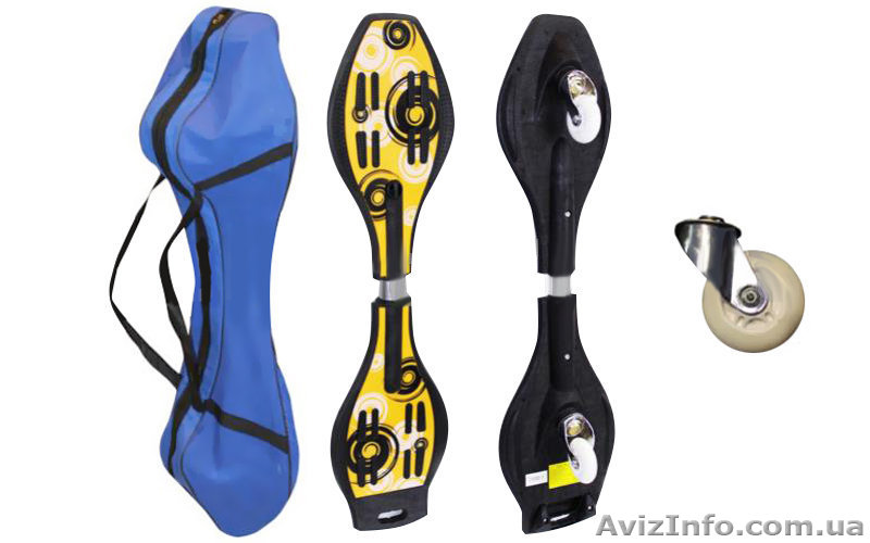 Двухколесный скейт Ripstik YLS-002 (Рипстик) желтый - <ro>Изображение</ro><ru>Изображение</ru> #1, <ru>Объявление</ru> #1415984