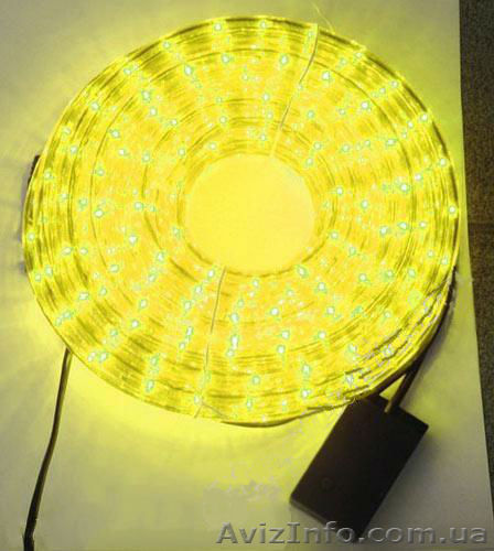 Led дюралайт — желтый, 10м - <ro>Изображение</ro><ru>Изображение</ru> #1, <ru>Объявление</ru> #1493029