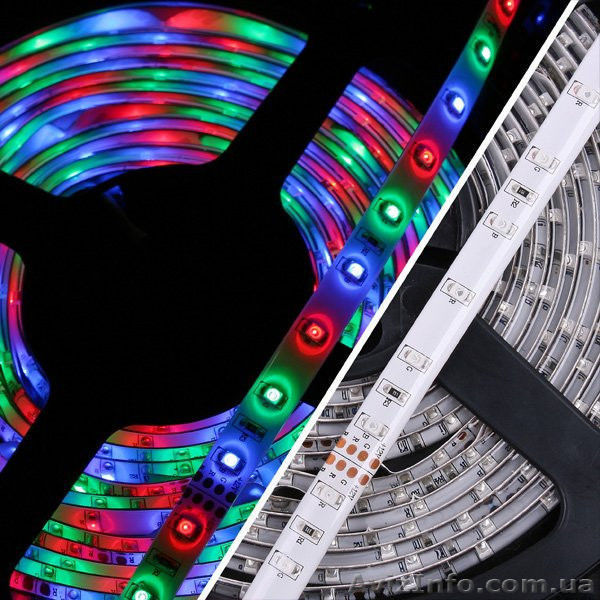 Светодиодная лента 3528rgb-54rw-12v - <ro>Изображение</ro><ru>Изображение</ru> #1, <ru>Объявление</ru> #1493034