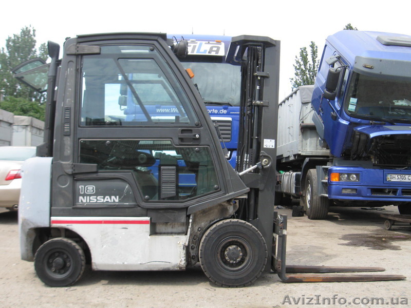 Дизельный погрузчик Nissan на 1.8 тонны с кабиной - <ro>Изображение</ro><ru>Изображение</ru> #1, <ru>Объявление</ru> #1280207
