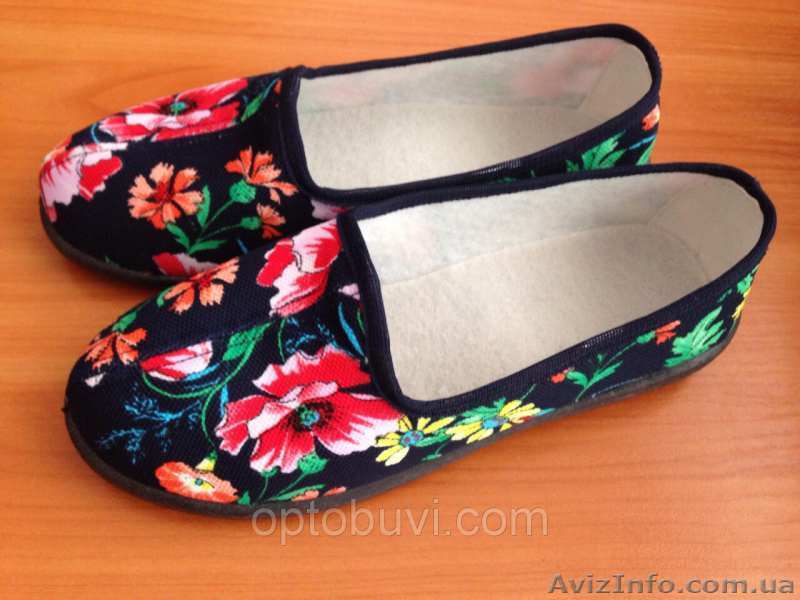 Женские тапочки с цветами Литма оптом  - <ro>Изображение</ro><ru>Изображение</ru> #1, <ru>Объявление</ru> #1641945