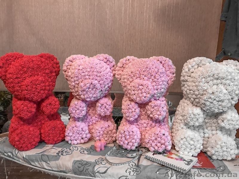Купить,продам   мишку   из 3D роз (TEDDY BEAR) в Хмельницком - <ro>Изображение</ro><ru>Изображение</ru> #1, <ru>Объявление</ru> #1641510