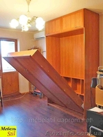 Подьемная кровать,встроенная в шкаф для спальни - <ro>Изображение</ro><ru>Изображение</ru> #2, <ru>Объявление</ru> #837183