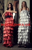 Ярусное платье из атласа в стиле Лурдес, Матрешка - <ro>Изображение</ro><ru>Изображение</ru> #1, <ru>Объявление</ru> #913077