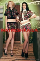 Рубашка+шорты из платка в стиле Лурдес, Матрешка - <ro>Изображение</ro><ru>Изображение</ru> #1, <ru>Объявление</ru> #913086