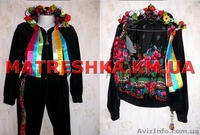 Костюм из велюра с венком и платочными вставками в стиле Лурдес, Матрешка - <ro>Изображение</ro><ru>Изображение</ru> #5, <ru>Объявление</ru> #913145