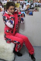 Куртка теплая из велюра + лосины с платочными вставками в стиле Лурдес, Матрешка - <ro>Изображение</ro><ru>Изображение</ru> #3, <ru>Объявление</ru> #913172