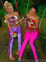 Лосины из бифлекса с платочными вставками в стиле Лурдес, Матрешка - <ro>Изображение</ro><ru>Изображение</ru> #3, <ru>Объявление</ru> #913062