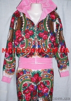 Костюм двухсторонний платок+велюр в стиле Лурдес, Матрешка - <ro>Изображение</ro><ru>Изображение</ru> #1, <ru>Объявление</ru> #913117