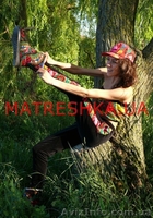 Топ на подтяжках + лосины из велюра с платочными вставками в стиле Лурдес - <ro>Изображение</ro><ru>Изображение</ru> #2, <ru>Объявление</ru> #913090