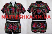 Рубашка+шорты из платка в стиле Лурдес, Матрешка - <ro>Изображение</ro><ru>Изображение</ru> #4, <ru>Объявление</ru> #913086