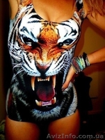 Леопардовый, тигровый купальник в стиле Bat Norton, iSwag - <ro>Изображение</ro><ru>Изображение</ru> #2, <ru>Объявление</ru> #915163