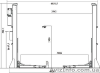 Подьемник двухстоечный 5т электрогидравлический для фургонов и минивэнов MO-5000 - <ro>Изображение</ro><ru>Изображение</ru> #2, <ru>Объявление</ru> #930581