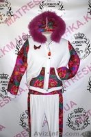 Куртка теплая из велюра с натуральным мехом песца + лосины в стиле Лурдес - <ro>Изображение</ro><ru>Изображение</ru> #4, <ru>Объявление</ru> #913698