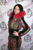 Костюм платочно-велюровый с натуральным мехом песца в стиле Лурдес, Матрешка - <ro>Изображение</ro><ru>Изображение</ru> #9, <ru>Объявление</ru> #913692