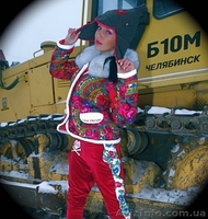 Пиджак теплый из платка с натуральным мехом песца в стиле Лурдес, Матрешка - <ro>Изображение</ro><ru>Изображение</ru> #4, <ru>Объявление</ru> #913731