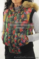 Жилетка из платка с капюшоном и натуральным мехом песца в стиле Лурдес, Матрешка - <ro>Изображение</ro><ru>Изображение</ru> #8, <ru>Объявление</ru> #913673