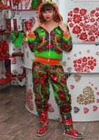 Костюм из велюра двухсторонний в стиле Лурдес, Матрешка, Лав Кутюр - <ro>Изображение</ro><ru>Изображение</ru> #1, <ru>Объявление</ru> #1102758