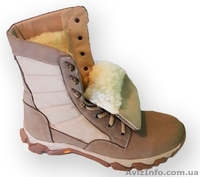 Берцы серии Эволюшин «Гром 2» с утеплителем на овчине (черный,  бежевый,  хаки) - <ro>Изображение</ro><ru>Изображение</ru> #1, <ru>Объявление</ru> #1350564
