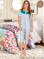 Пижамы футболка и капри женские оптом піжами футболка і капрі жіночі - <ro>Изображение</ro><ru>Изображение</ru> #1, <ru>Объявление</ru> #1599168