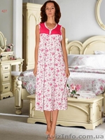 На широких бретельках ночнушка женская оптом на широких бретельках - <ro>Изображение</ro><ru>Изображение</ru> #3, <ru>Объявление</ru> #1599174