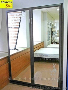 Шкаф-кровать трансформер с зеркалами с художественным рисунком - <ro>Изображение</ro><ru>Изображение</ru> #1, <ru>Объявление</ru> #837156