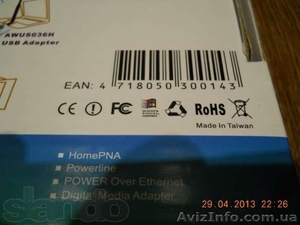 USB Wi-Fi адаптер ALFA AWUS036H(Realtek RTL8187L) + 7dbi - <ro>Изображение</ro><ru>Изображение</ru> #3, <ru>Объявление</ru> #898358