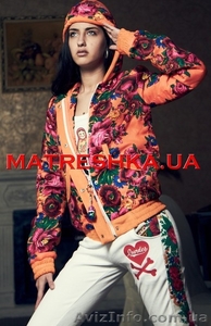 Куртка теплая из платка + лосины из велюра в стиле Лурдес, Матрешка - <ro>Изображение</ro><ru>Изображение</ru> #4, <ru>Объявление</ru> #913188