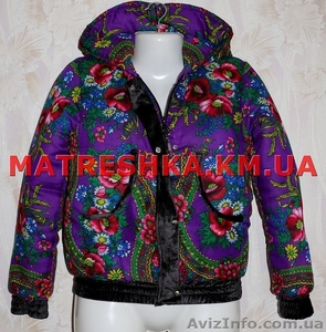 Куртка теплая из платка в стиле Лурдес, Матрешка - <ro>Изображение</ro><ru>Изображение</ru> #7, <ru>Объявление</ru> #913181