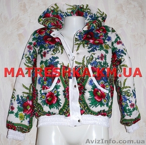 Куртка теплая из платка в стиле Лурдес, Матрешка - <ro>Изображение</ro><ru>Изображение</ru> #8, <ru>Объявление</ru> #913181