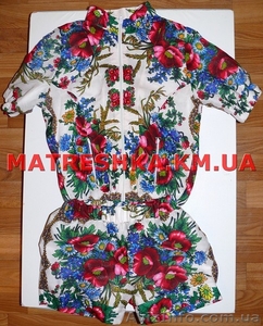 Рубашка+шорты из платка в стиле Лурдес, Матрешка - <ro>Изображение</ro><ru>Изображение</ru> #6, <ru>Объявление</ru> #913086