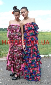 Платье ярусное из платка в стиле Лурдес, Матрешка - <ro>Изображение</ro><ru>Изображение</ru> #5, <ru>Объявление</ru> #913079