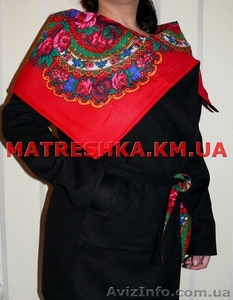 Пальто из кашемира с подкладкой из платка в стиле Лурдес, Матрешка - <ro>Изображение</ro><ru>Изображение</ru> #5, <ru>Объявление</ru> #913189