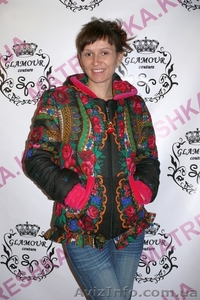 Куртка теплая из платка с рюшами в стиле Лурдес, Матрешка - <ro>Изображение</ro><ru>Изображение</ru> #4, <ru>Объявление</ru> #913693