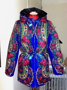 Пальто зимнее из платка в стиле Лурдес, Матрешка - <ro>Изображение</ro><ru>Изображение</ru> #3, <ru>Объявление</ru> #913722