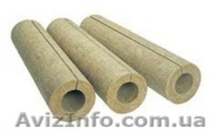 Базальтовая скорлупа с фольгированным покрытием,  диаметр от 18 до 325 мм,  толщин