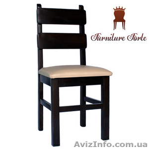 Стул деревянный с мягким сиденьем,  Стул Карат 