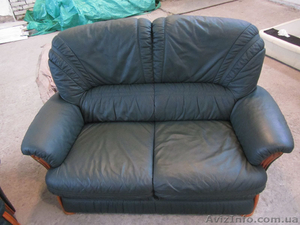 Диван+кресло+пуф из натуральной кожи в идеальном состоянии!Из германии - <ro>Изображение</ro><ru>Изображение</ru> #2, <ru>Объявление</ru> #1373399