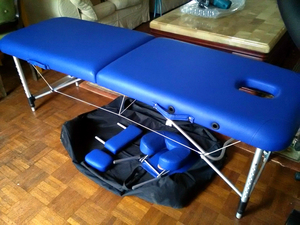 Массажный стол складной алюминиевый