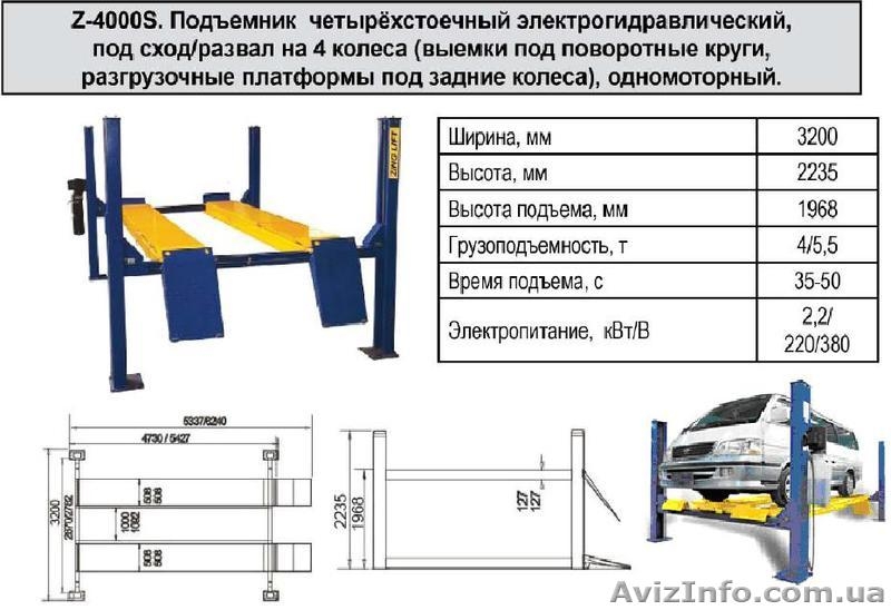 ТТ 5,5-D4. Подъемник 4-х стоечный, электро гидравлический, под сход  розвал 5,5т - <ro>Изображение</ro><ru>Изображение</ru> #10, <ru>Объявление</ru> #375047