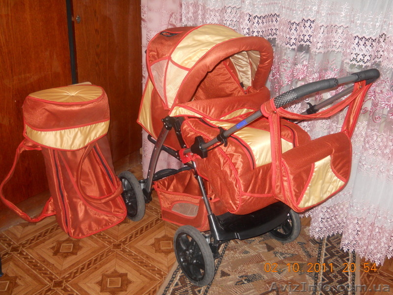 Продам детскую коляску-трансформер б/у - <ro>Изображение</ro><ru>Изображение</ru> #3, <ru>Объявление</ru> #399742