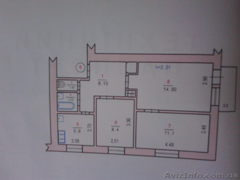 Трех комнатная квартира - <ro>Изображение</ro><ru>Изображение</ru> #4, <ru>Объявление</ru> #472575