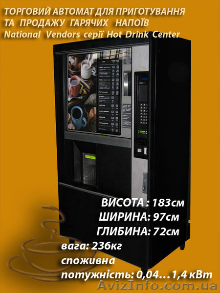 Кавовий і снековий автомати (США) - <ro>Изображение</ro><ru>Изображение</ru> #1, <ru>Объявление</ru> #615765