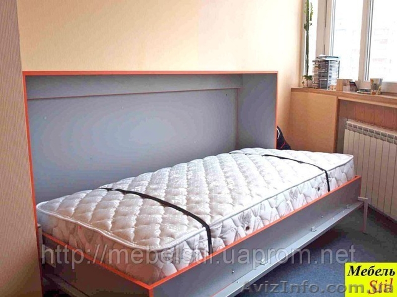 Горизонтальная откидная кровать. Фасад с фотопечатью на МДФ - <ro>Изображение</ro><ru>Изображение</ru> #2, <ru>Объявление</ru> #837234