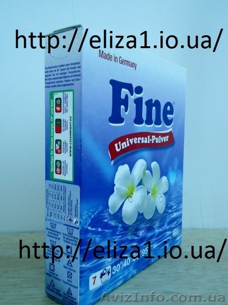 Безфосфатный стиральный порошок «Fine universal» (Германия). Не дорого. - <ro>Изображение</ro><ru>Изображение</ru> #4, <ru>Объявление</ru> #843500