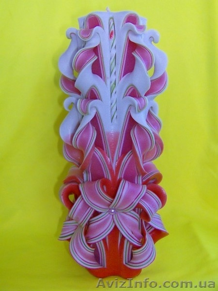 свечи свадебные резные ручной работы - <ro>Изображение</ro><ru>Изображение</ru> #2, <ru>Объявление</ru> #877507