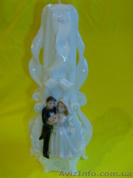 свечи свадебные резные ручной работы - <ro>Изображение</ro><ru>Изображение</ru> #5, <ru>Объявление</ru> #877507